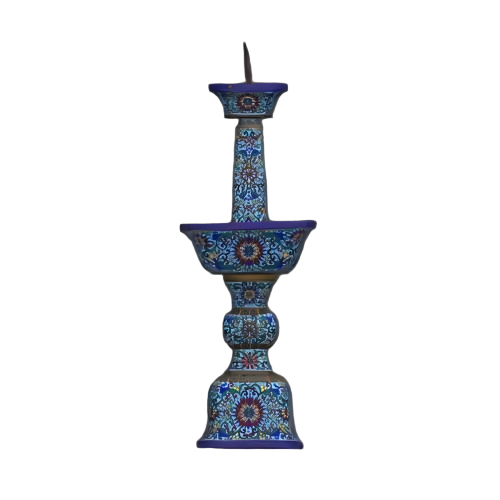 掐丝缠枝莲纹烛台
